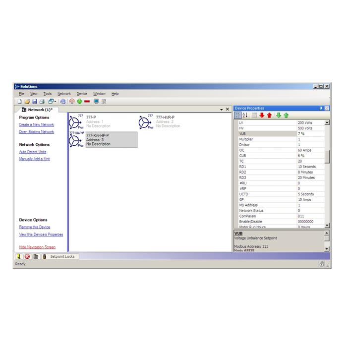 Littelfuse Software for Devicenet and Modbus, Solutions Software Series